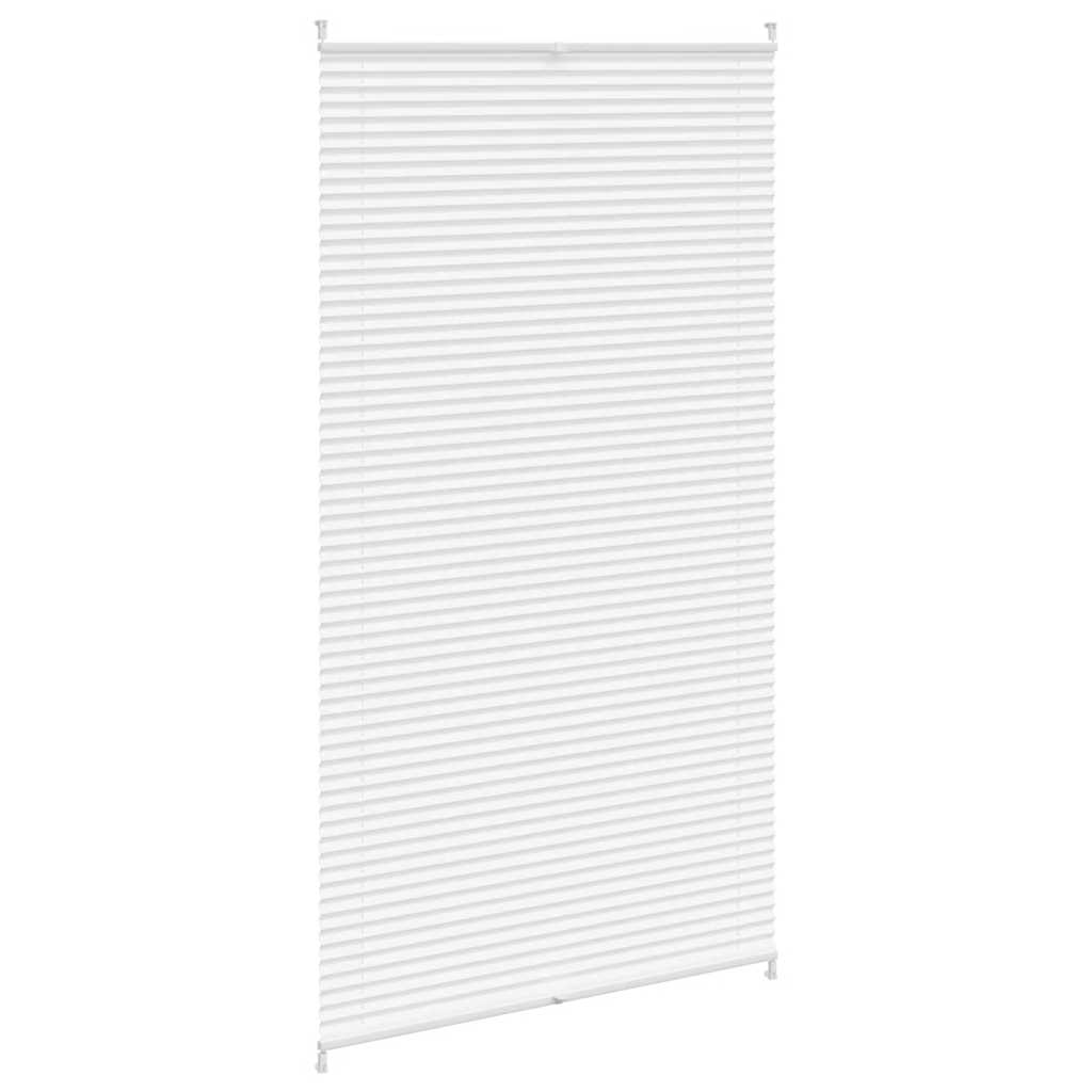 Plisse Blind 100x200cm White Pleated Blind